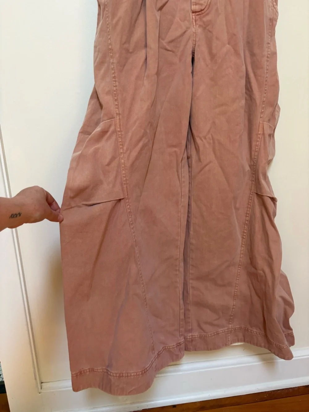 NWOT Free People Must Have Wide-Leg Overalls Size Small